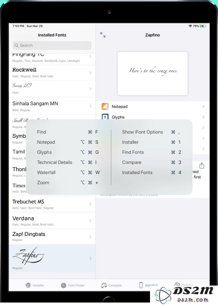 如何在 iPad 上使用第三方字体？