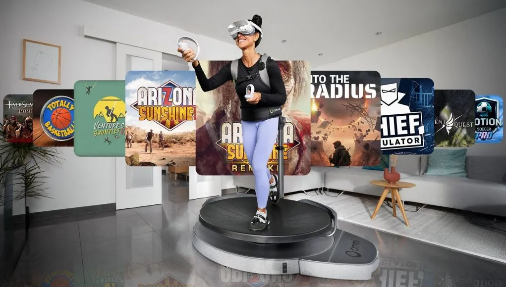 VR 跑步机 Omni One 新增游戏阵容，包含备受欢迎的《亚利桑那阳光》系列及引人入胜的《Into the Radius》