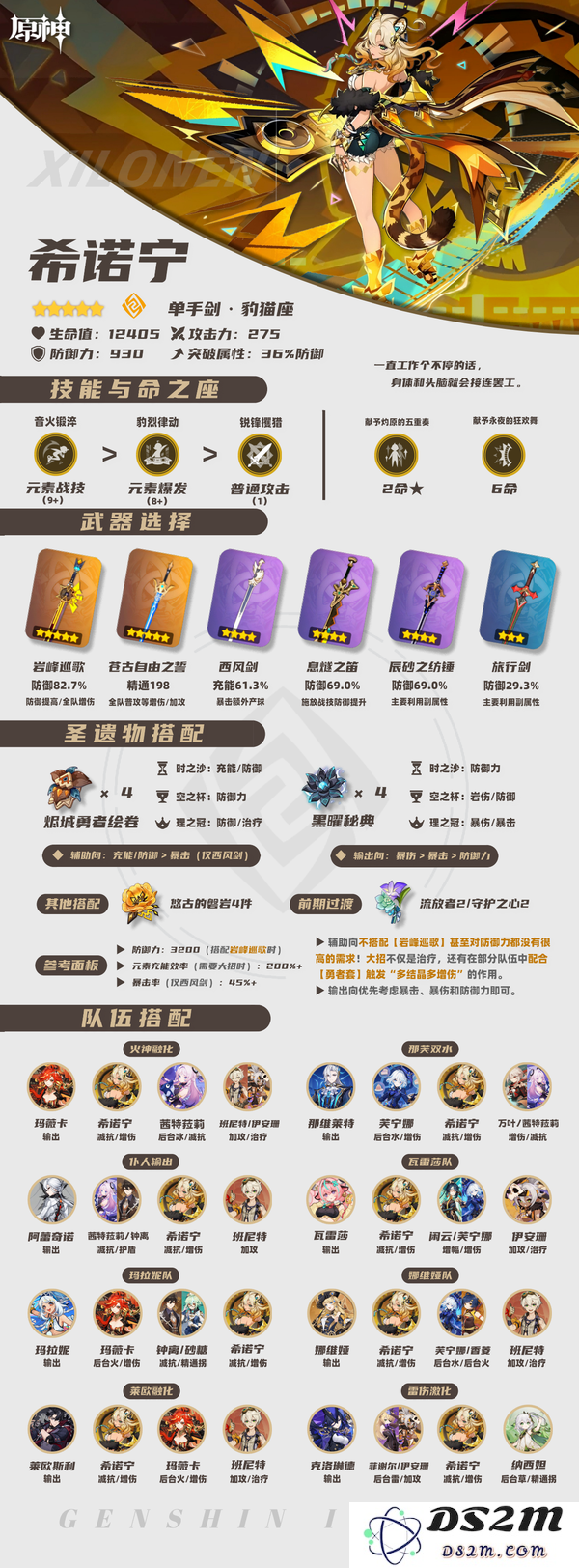 【V5.5】「希诺宁」一图流攻略︱培养&养成：你准备好迎接震撼体验了吗？ 超强策略解析