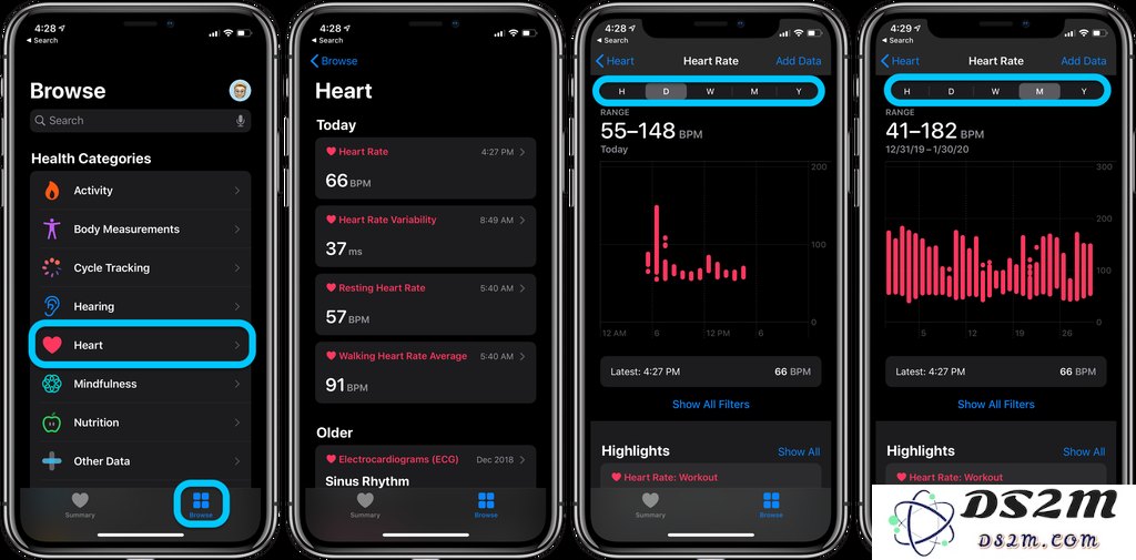 Apple Watch 教程：如何查看心率记录？