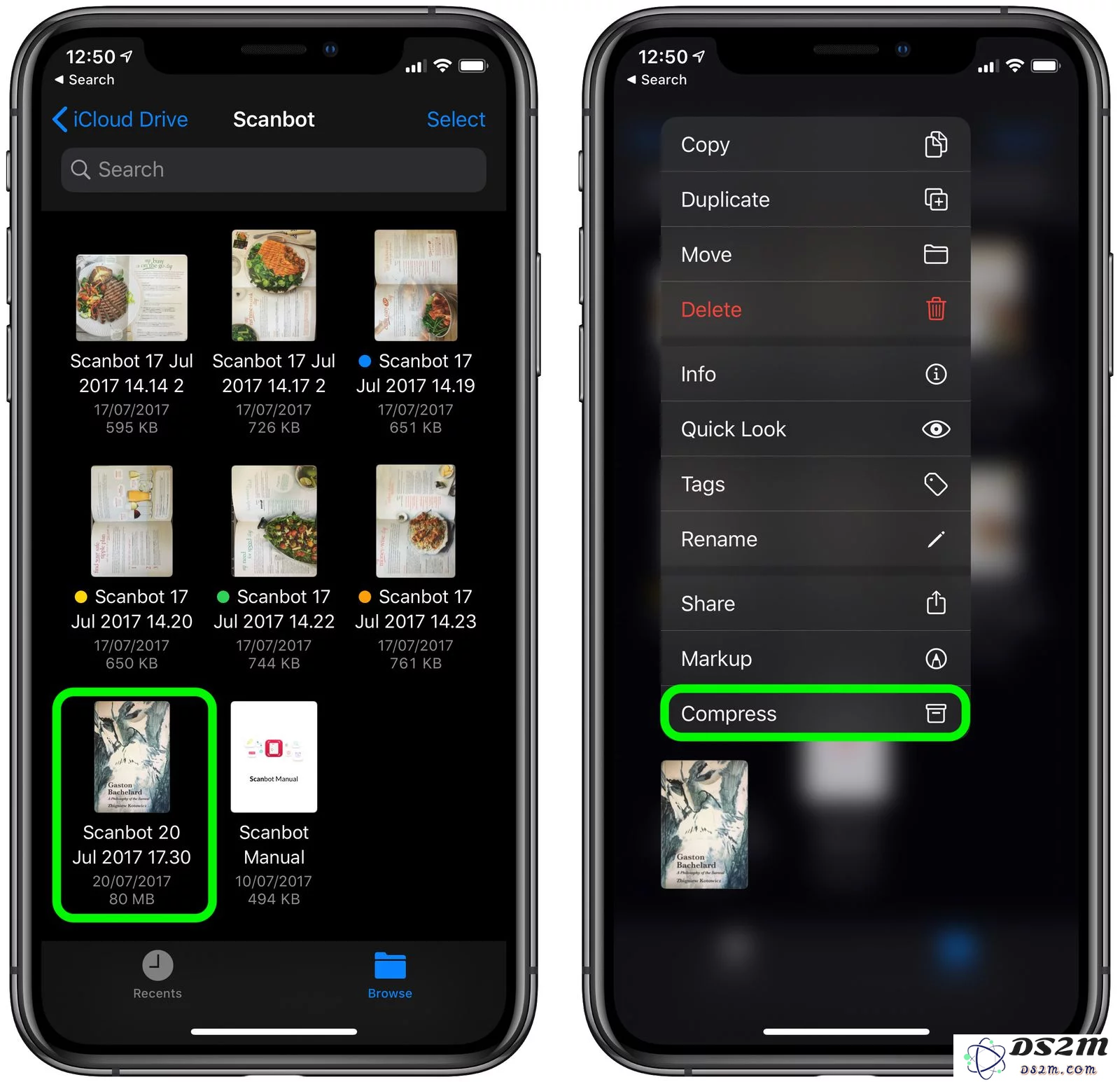 如何在 iPhone 上压缩和解压缩文件或文件夹？