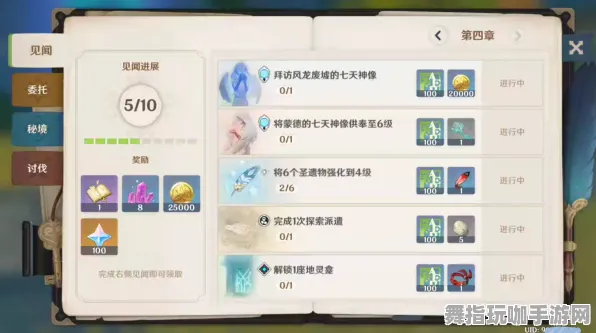《原神》资源采集路线-实时更新-每日热修-微信小程序-动作冒险