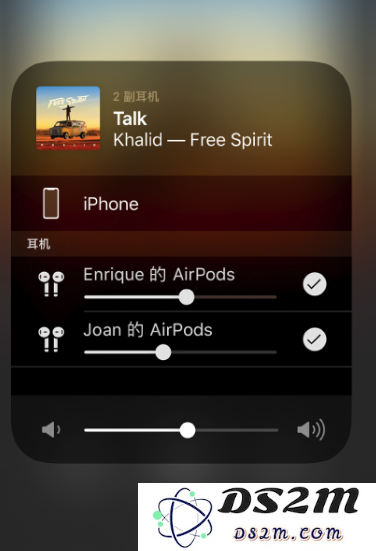 iOS 13 小技巧：通过两副 AirPods 与好友分享音乐