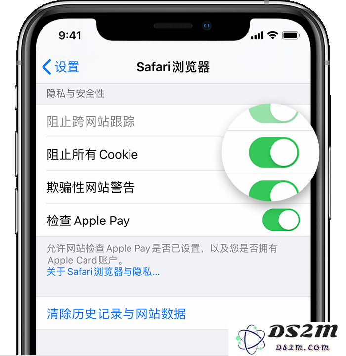 如何清除 Safari 浏览器中的历史记录和 Cookie？