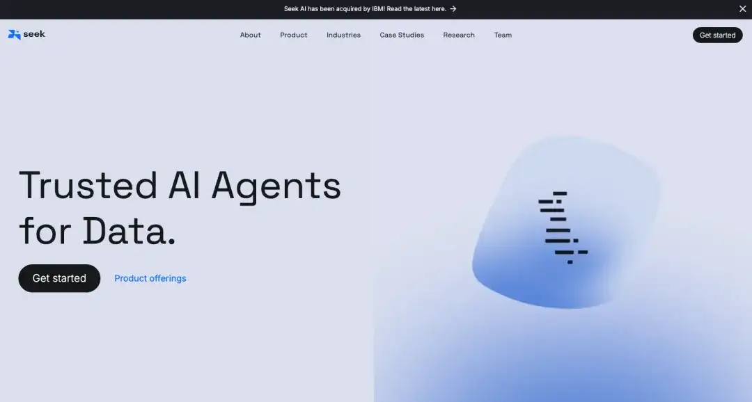 速递｜IBM收购Seek AI但未公布交易金额，将自然语言处理技术整合至Watsonx AI实验室以提升数据库连接能力