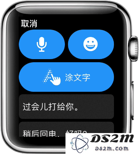 在 Apple Watch 上手动输入信息回复的方法，面对只能使用英文的困境该如何解决