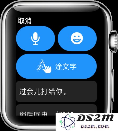 如何在 Apple Watch 上手写回复信息？只能输入英文怎么办？