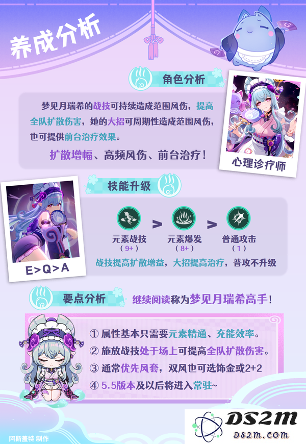 【V5.4】梦见月瑞希·全面解析︱养成/配队/机制：玩转月瑞希，开启你的策略新篇章！