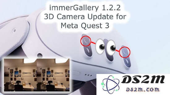 VR 相册应用《immerGallery》更新版本现已支持 Quest 3 用户进行全新的 3D 拍摄体验