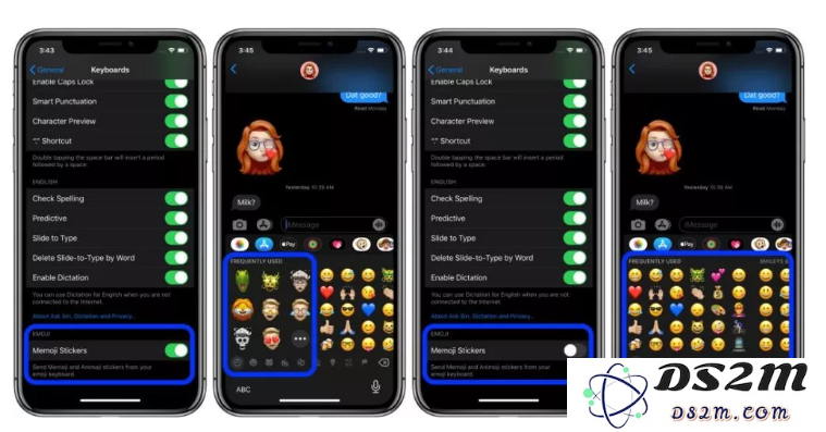 升级iOS 13.3 后，如何从键盘上关闭“拟我表情”？