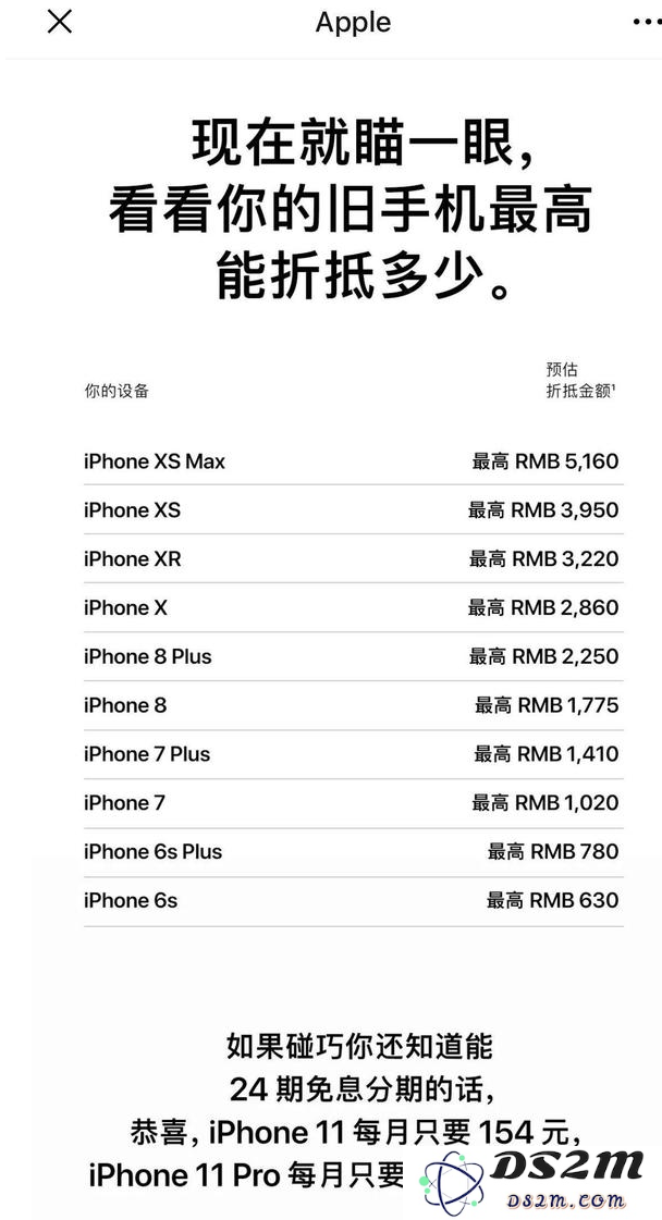 想知道你的iPhone手机能折抵多少钱吗？