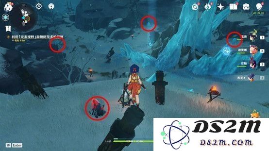 原神雪山解冻所有碎片所在位置