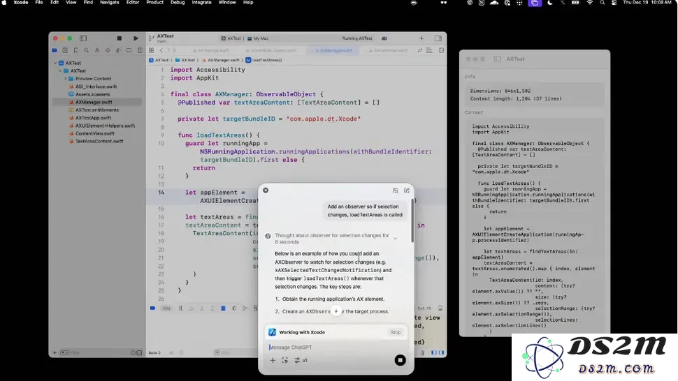 OpenAI发布季第十一日：ChatGPT全面整合Mac应用，实现从聊天机器人到智能代理的转变
