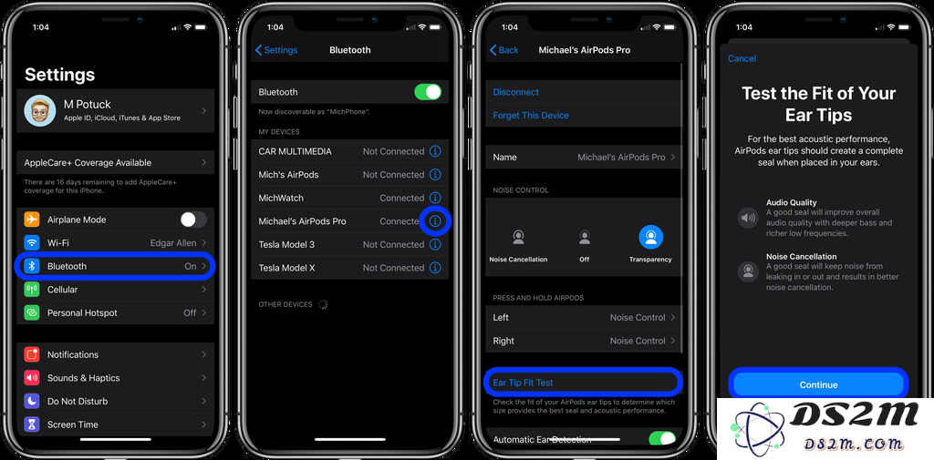 AirPods Pro 耳塞更换与耳塞贴合测试的详细使用指南
