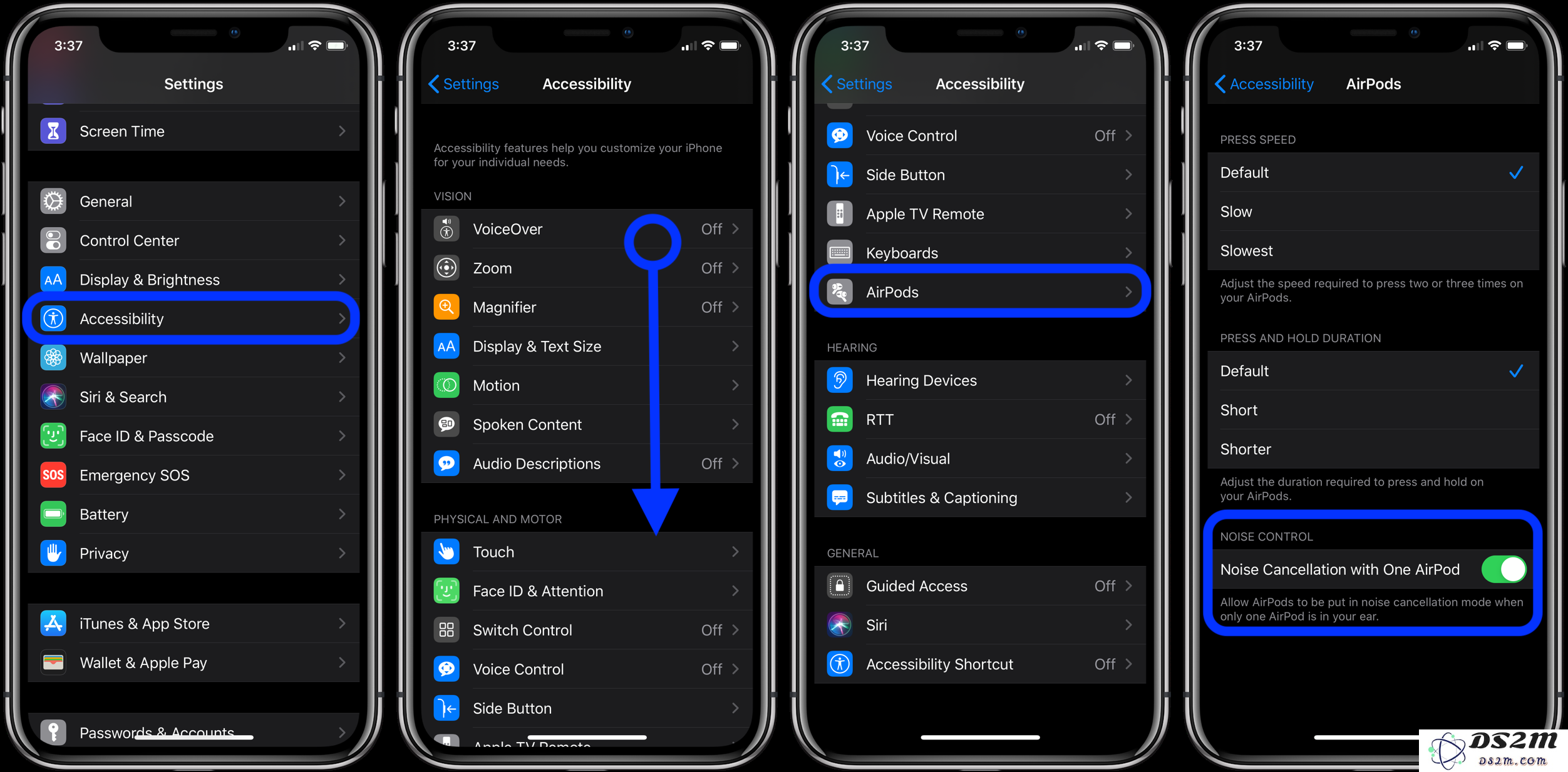 AirPods Pro 使用教程：如何切换降噪和通透模式？