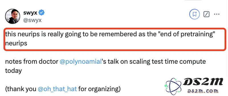 OpenAI支持Ilya预训练的结束，但Scaling Law依然存在生机与潜力