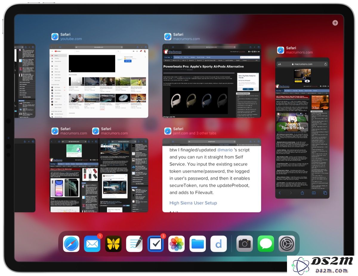 如何在 iPadOS 中使用 AppExposé 展开同一应用多窗口显示？
