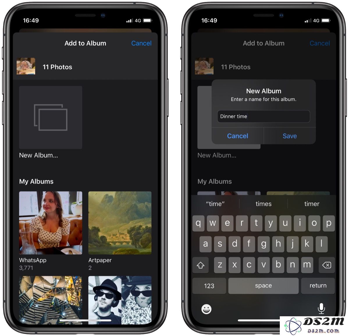 iOS 13 教程：如何选择多张照片并将其添加到新相册中？