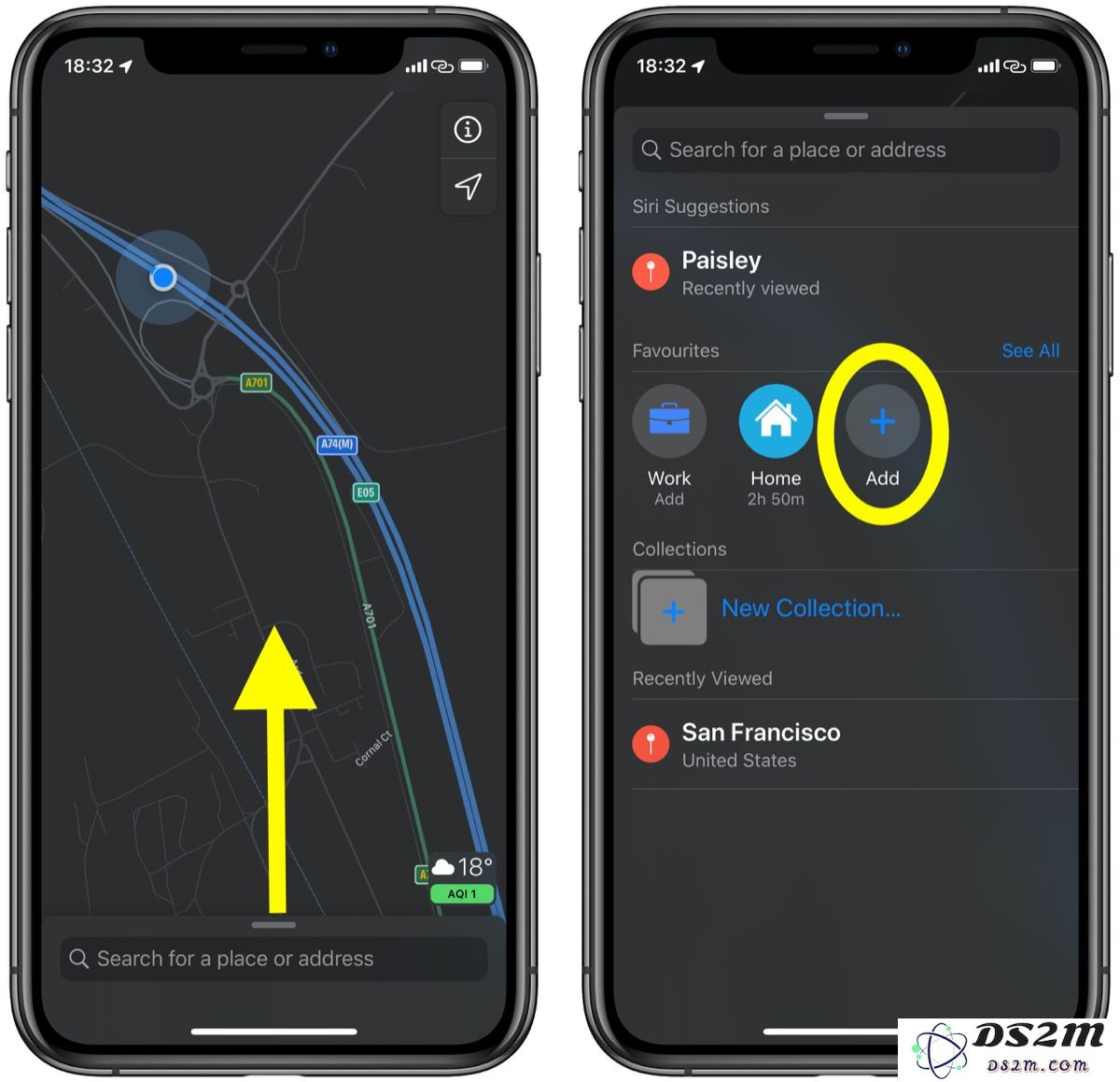 iOS 13 教程：如何在系统地图中将地点添加至收藏夹？