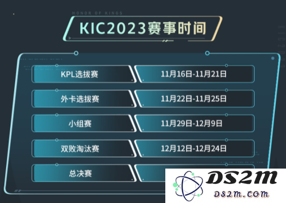 《王者荣耀》2023KIC选拔赛比赛时间一览：引领电竞潮流，巅峰对决来袭！