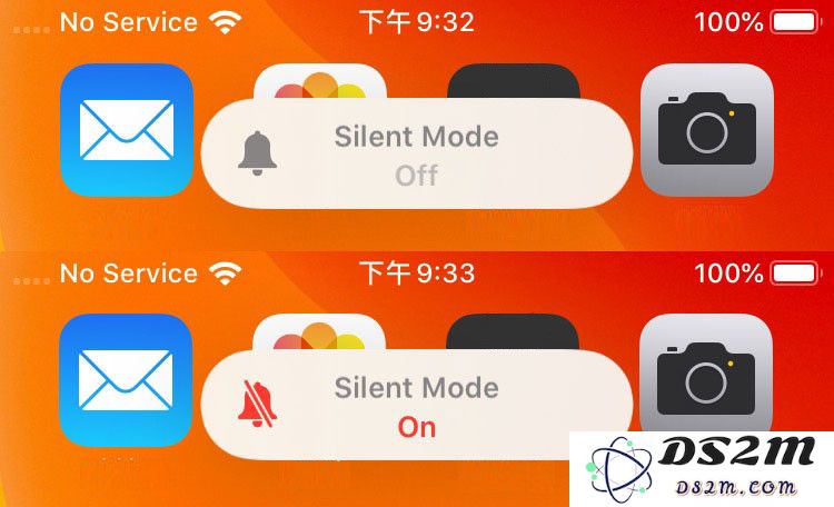 iOS 13 静音模式图标全新设计，提升用户识别性和视觉冲击力