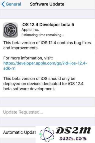iOS12.4 Beta 5更新了什么内容？附iOS12.4 Beta 5升降级教程