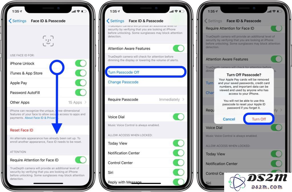 如何为 iPhone 和 iPad 更改密码或关闭密码？