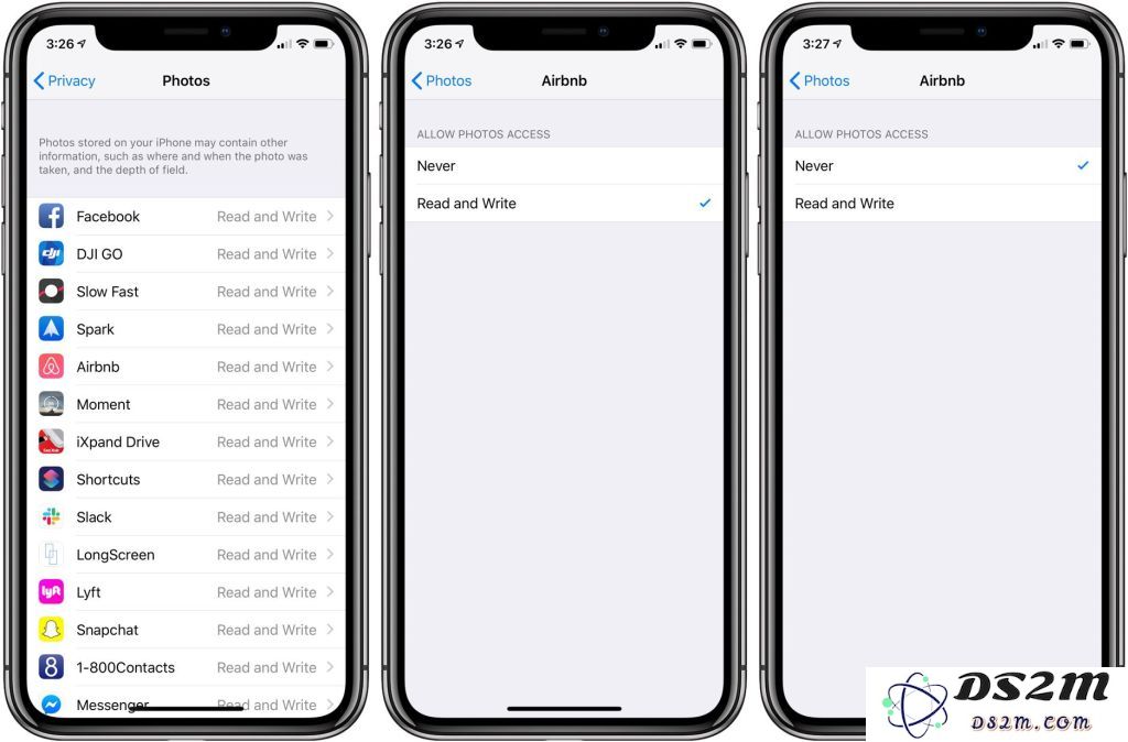如何检查哪些应用可以直接读取或访问 iPhone 中的照片？