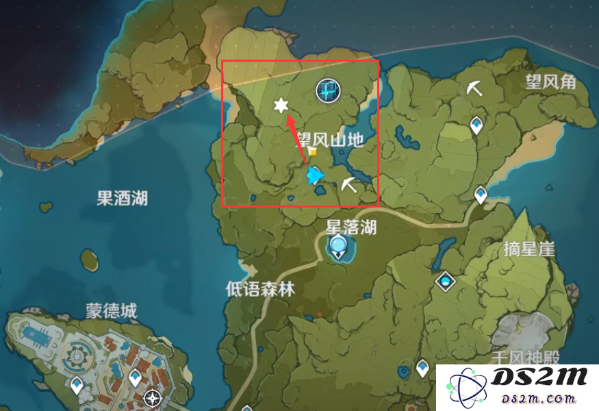 探索原神蒙德地区的地图具体位置与各大标志性地形介绍