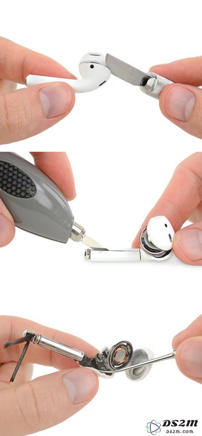 AirPods 拆机图解：损坏后几乎不可修复