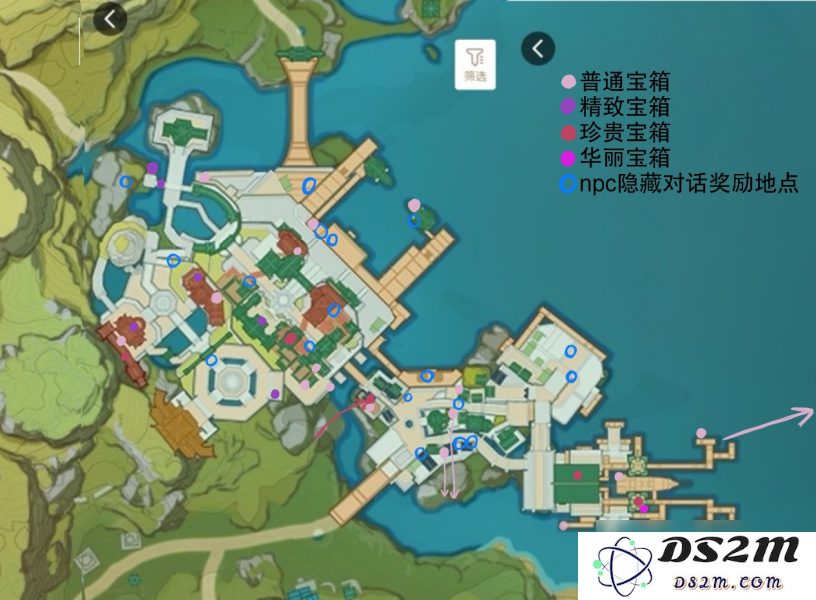 原神璃月城宝箱位置