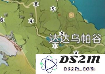 原神风神瞳位置陨星山谷