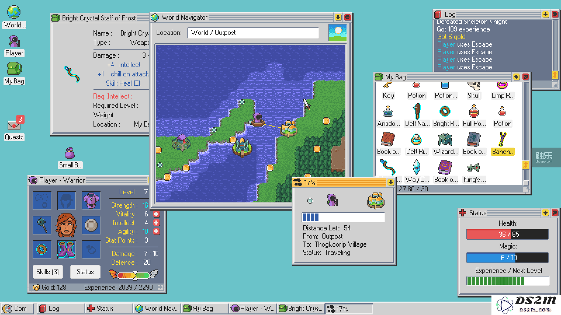 这款模仿Windows 98界面的操作系统，竟然拥有丰富多彩的RPG元素与完整的游戏体验