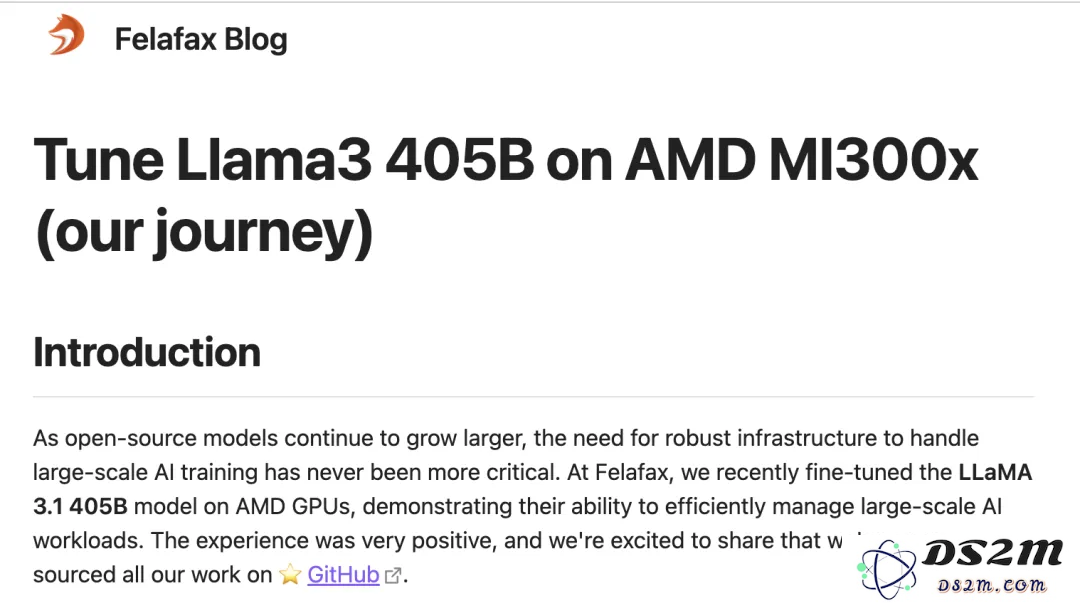 微调大模型首选，AMD MI300X足以胜任！通过这篇博客轻松调优Llama 3.1 405B，效果可与H100媲美