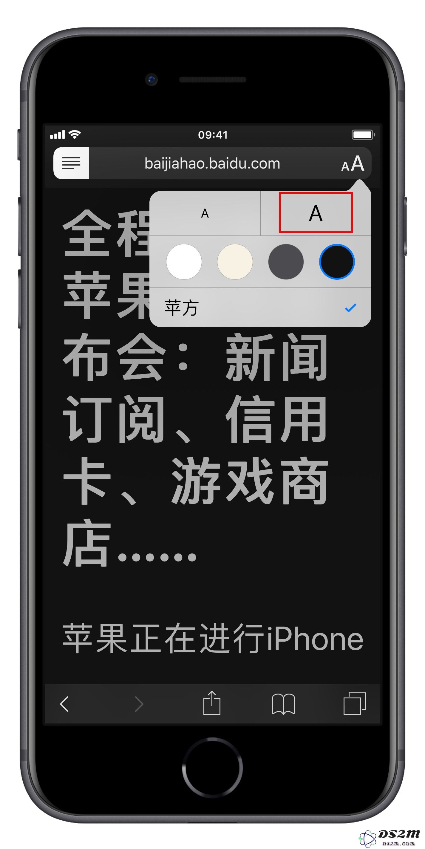 教你在 iPhone 上设置更大的字体