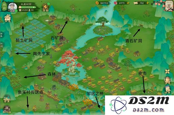 桃源记2游戏中地图资源全面解析及商人位置详细分享