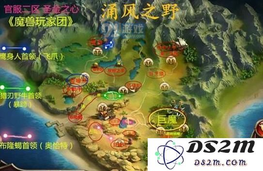 光明大陆野外精英怪分布地点介绍