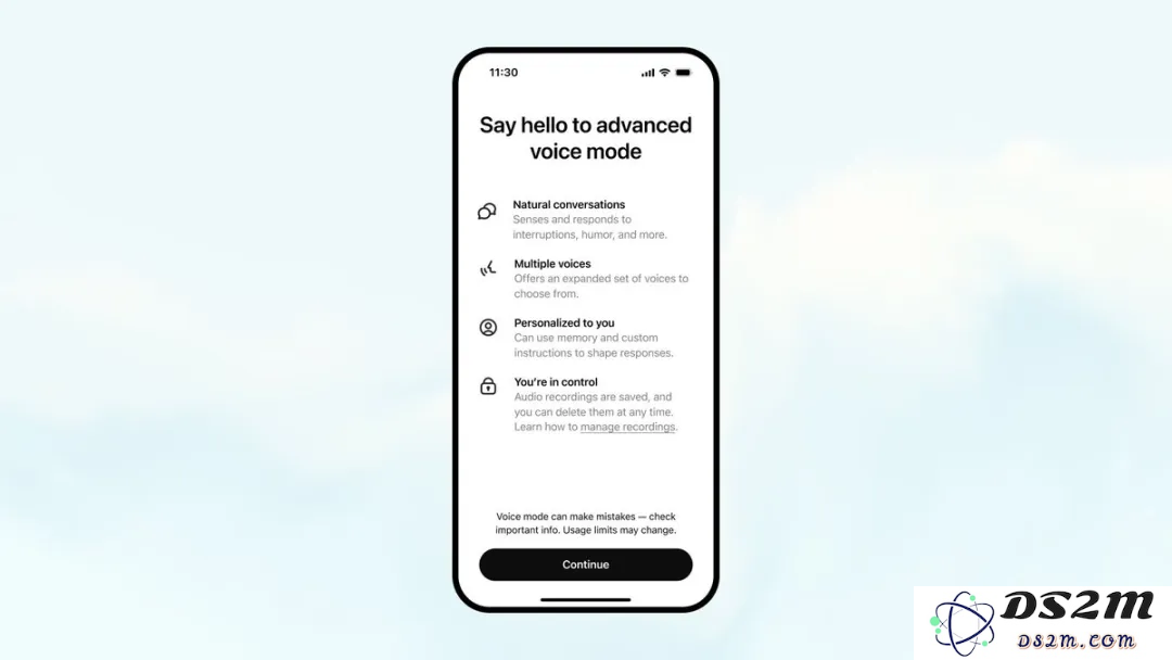 终于来了！OpenAI开放GPT-4o高级语音，还用中文说「对不起」