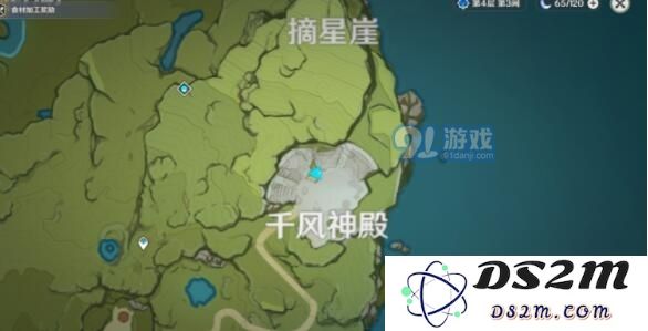原神千风神殿在哪接