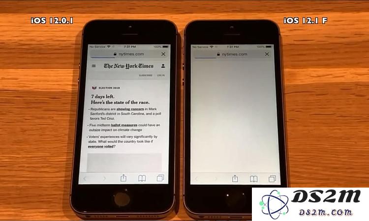 iPhone5S升级哪个系统好？iPhone5S运行iOS12.1/iOS12.0.1各方对比