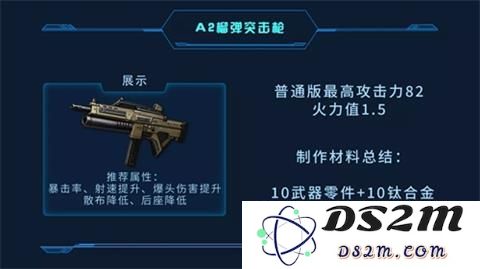 明日之后A2榴弹突击枪制作详解及全配方大揭秘，快速掌握制作方法！