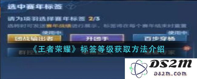 《王者荣耀》标签等级获取方法介绍：轻松上手，成为游戏高手的秘籍？