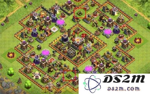 部落冲突11本最新300块墙双炸弹塔阵型推荐 11本300块墙怎么布阵双炸弹塔