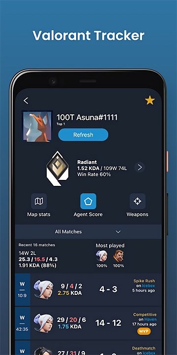 瓦罗兰特战绩查询app手机版(valking.gg) v2.6.4 安卓国际服 2