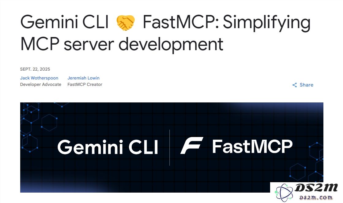 谷歌重磅推出Gemini CLI，让开发者轻松一键对接MCP，彻底告别繁琐配置难题
