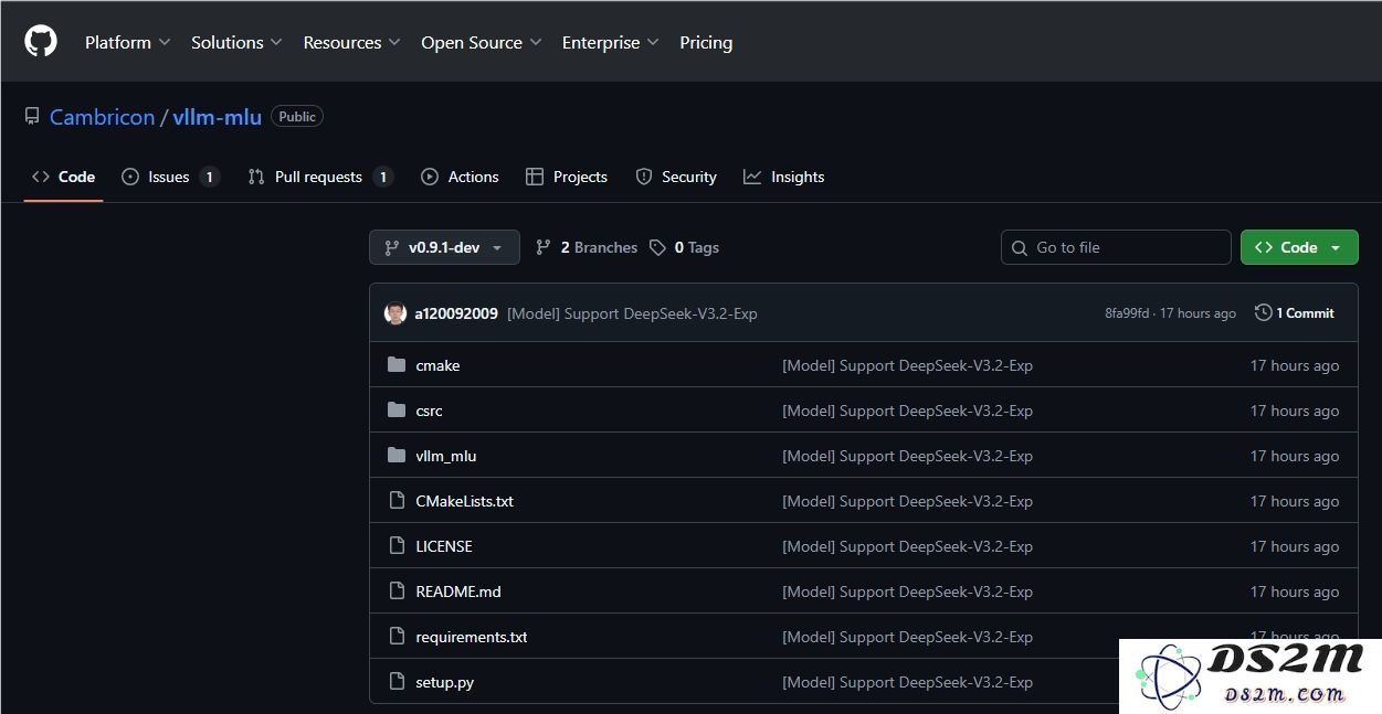 寒武纪正式公布全面支持DeepSeek-V3.2-Exp 模型，同时宣布推理引擎即将开源以满足社区需求！
