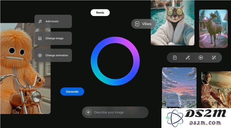 Meta全新推出AI短视频制作平台Vibes，简便创作与分享AI生成视频的最佳选择