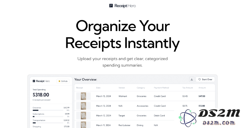 智能记账工具ReceiptHero火速崛起：拍照瞬间转化为账单，95%的识别率彻底淘汰传统手动记账