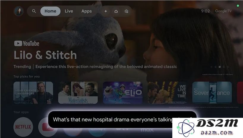 全新 Gemini AI 助手正式上线 Google TV，带来前所未有的智能电视使用体验